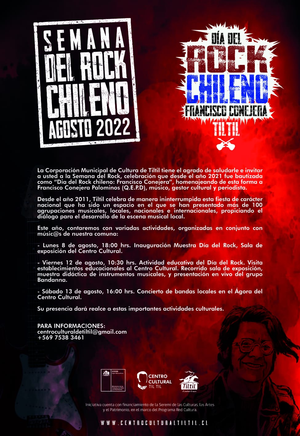 No te pierdas el Día del Rock Chileno en Tiltil